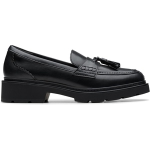 Clarks Women’s Lauryl Tassel(Black Sde)