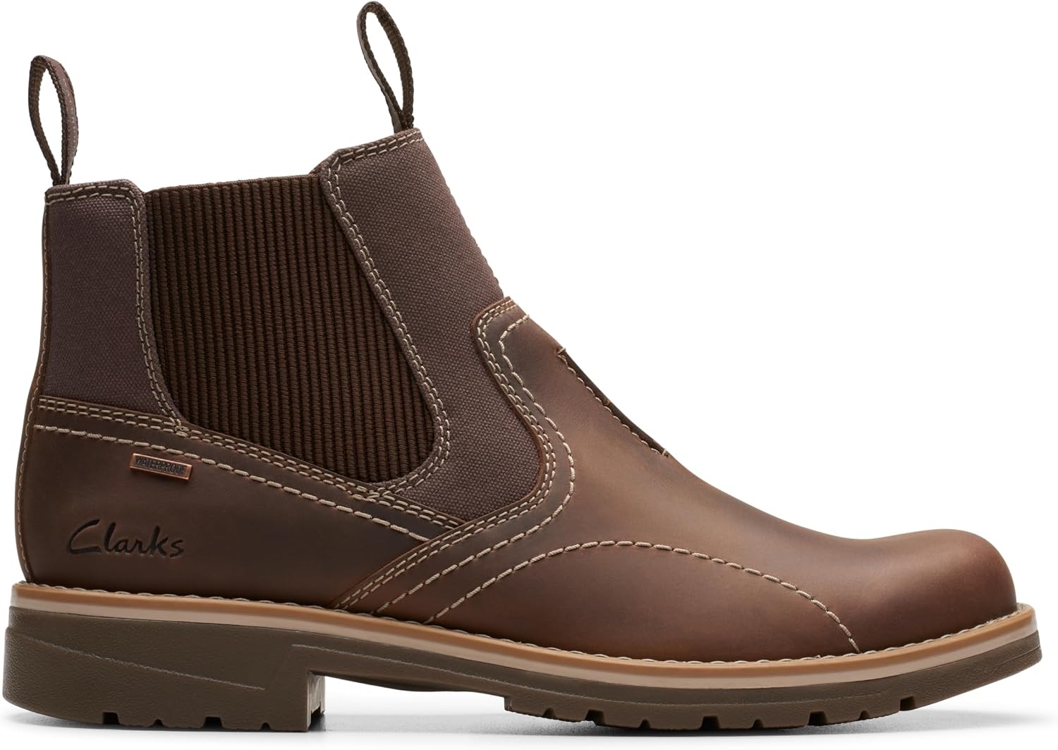 image:imageClarks mens Morris Easy Waterproof Casual BootsBeeswax Leather