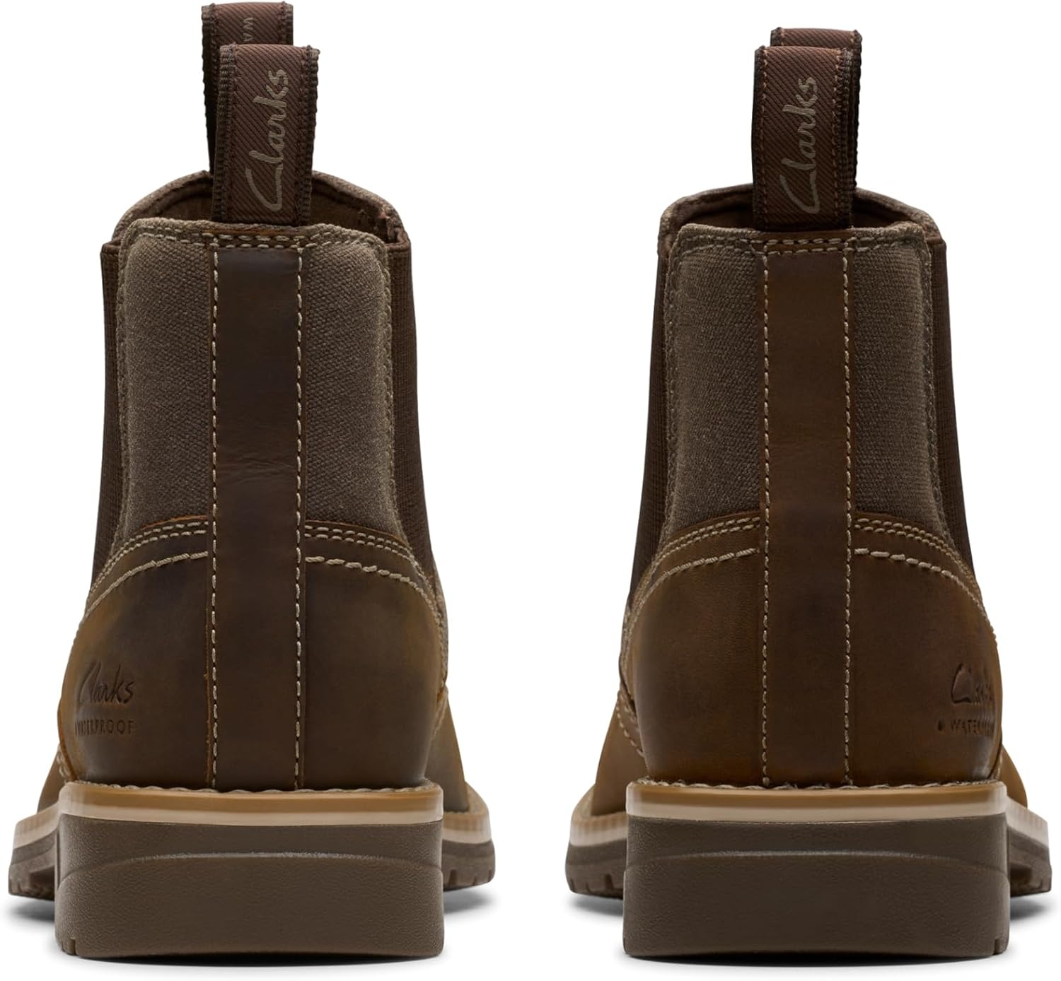 image:imageClarks mens Morris Easy Waterproof Casual BootsBeeswax Leather
