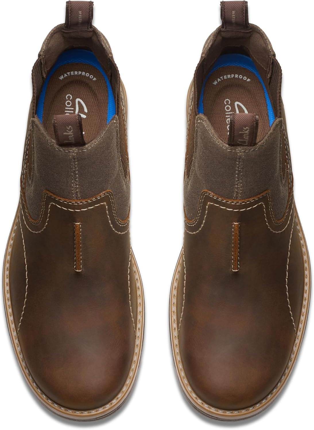 image:imageClarks mens Morris Easy Waterproof Casual BootsBeeswax Leather