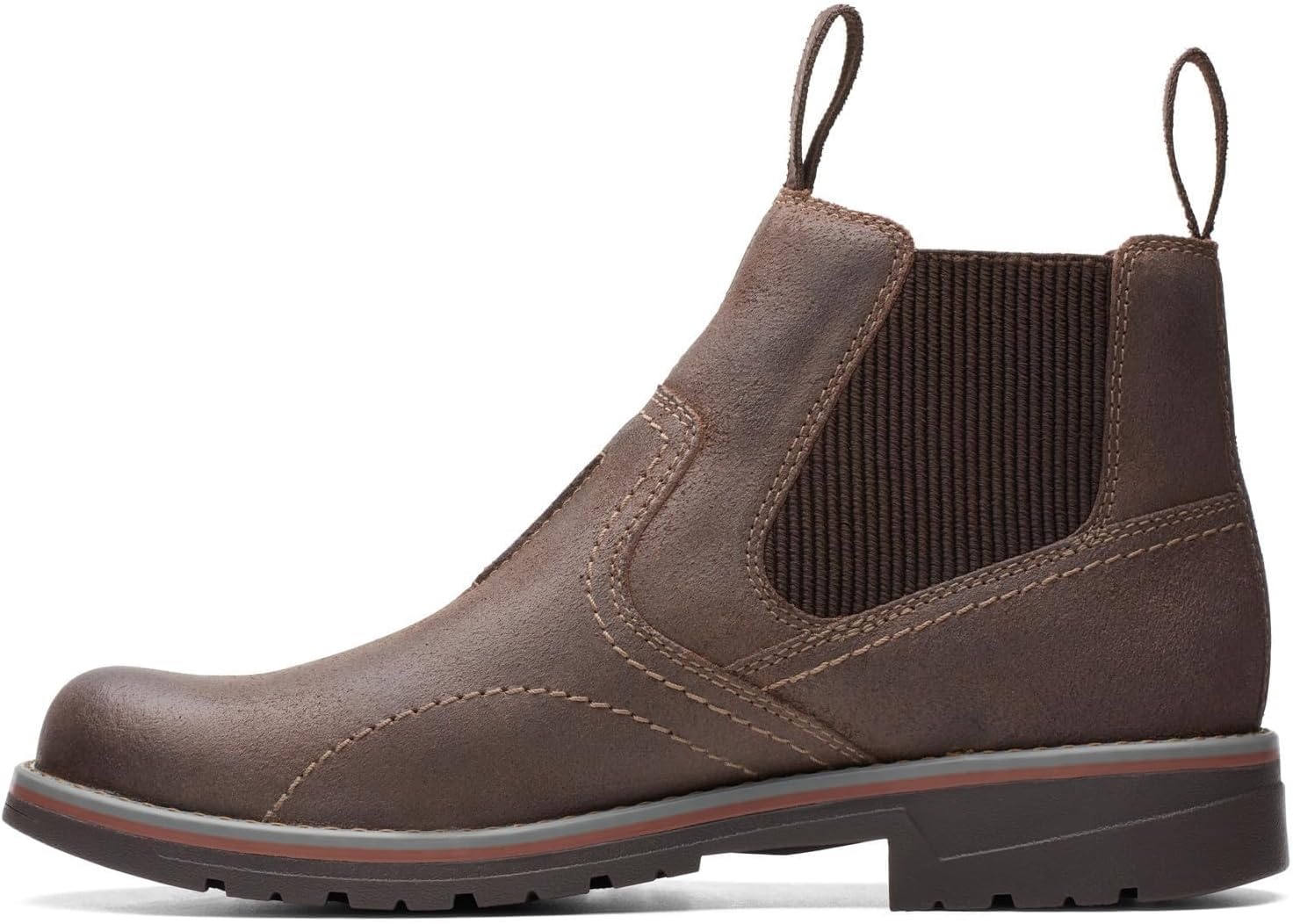 image:imageClarks mens Morris Easy Waterproof Casual BootsDark Brown Waxy