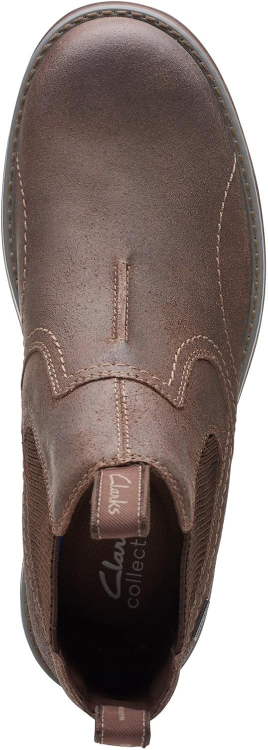 image:imageClarks mens Morris Easy Waterproof Casual BootsDark Brown Waxy