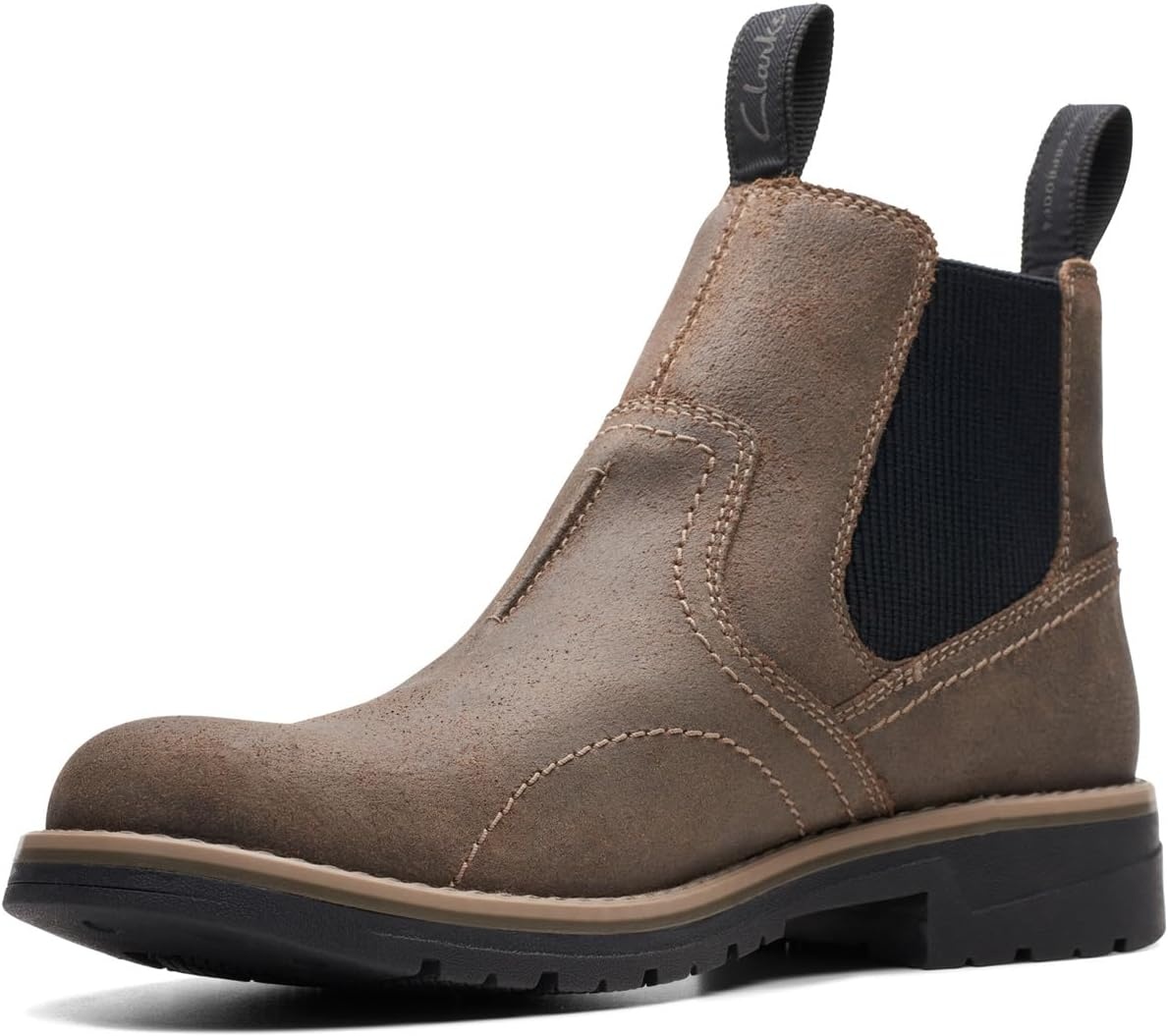 image:imageClarks mens Morris Easy Waterproof Casual BootsStone Waxy