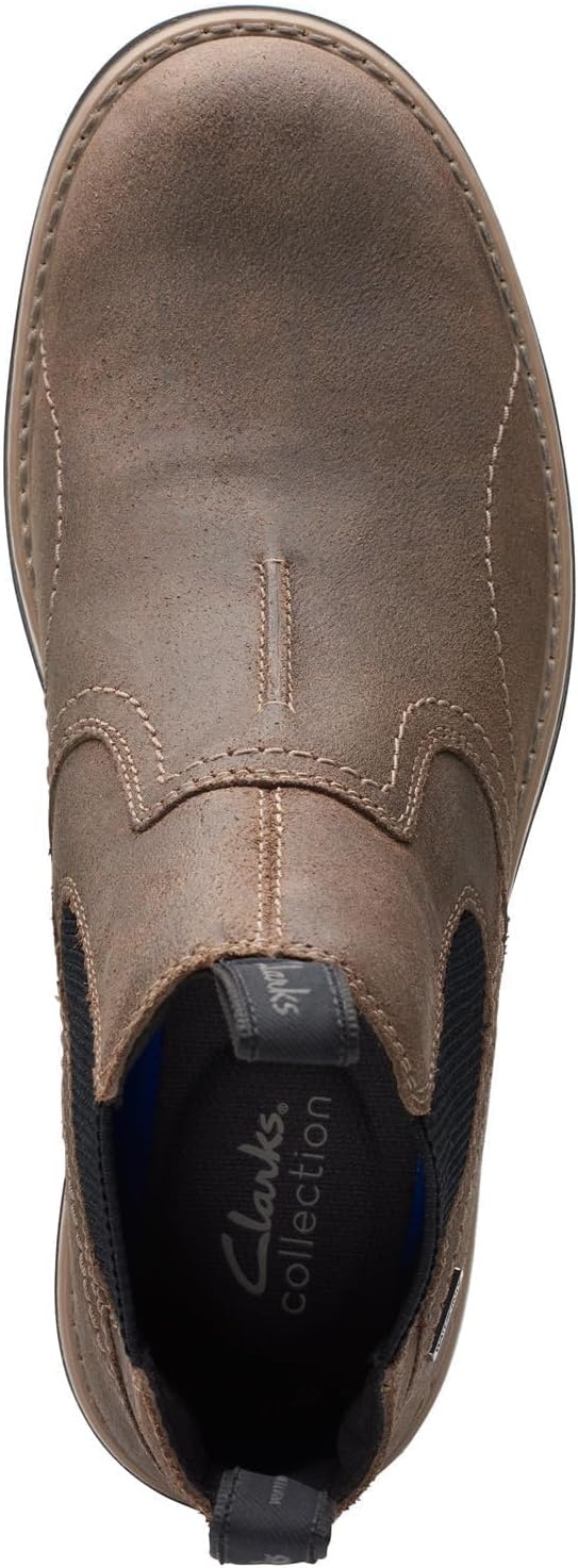 image:imageClarks mens Morris Easy Waterproof Casual BootsStone Waxy