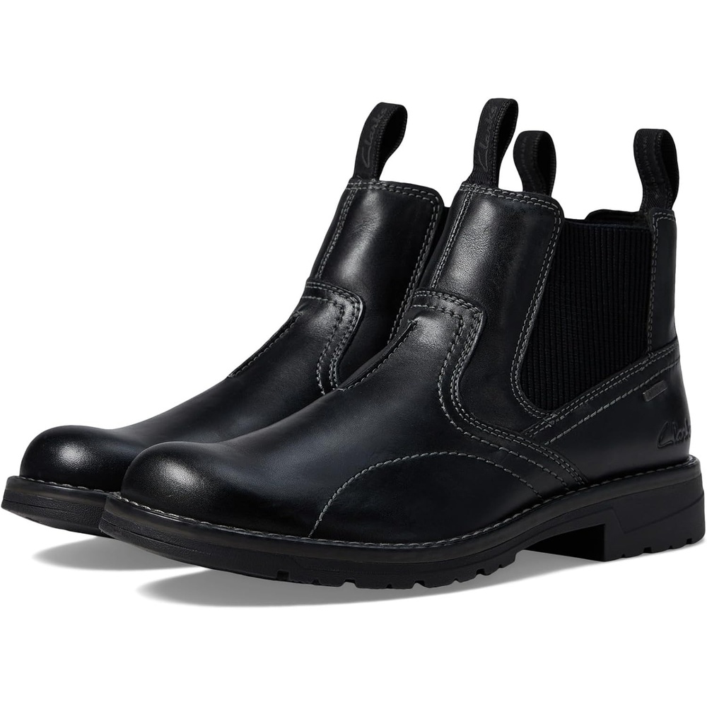 image:imageClarks mens Morris Easy Waterproof Casual BootsBlack Leather