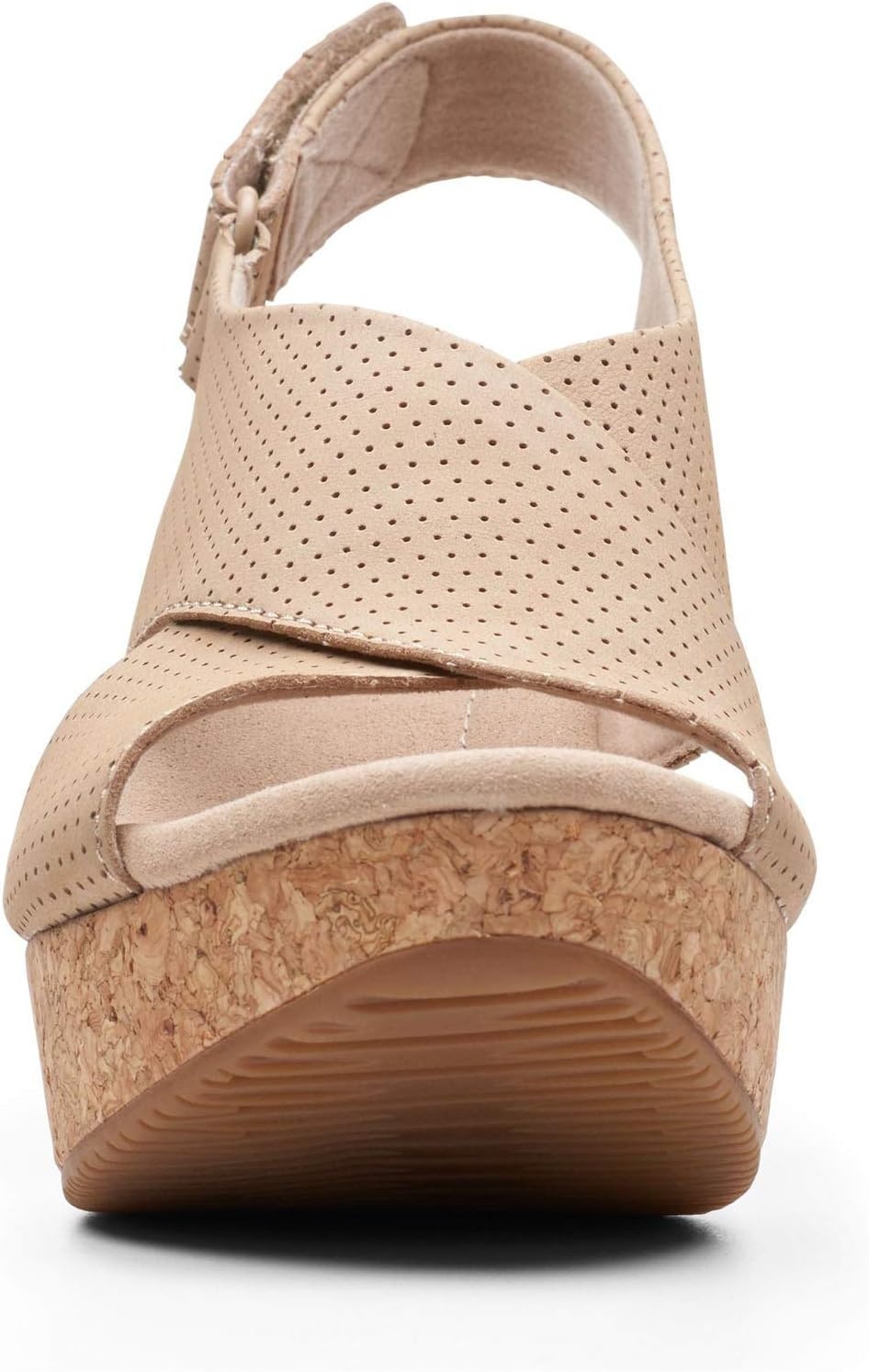 image:imageClarks Womens Annadel Eirwyn Wedge SandalSand Suede
