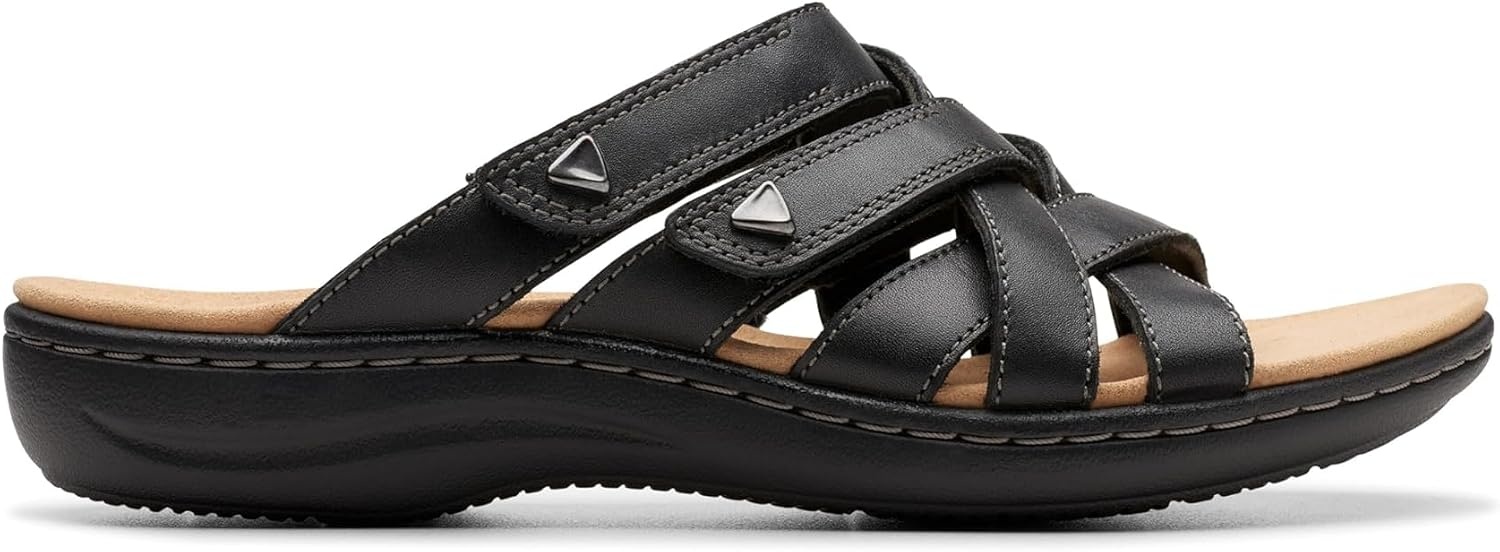 image:imageClarks Womens Laurieann Bali Casual SandalsBlack Leather
