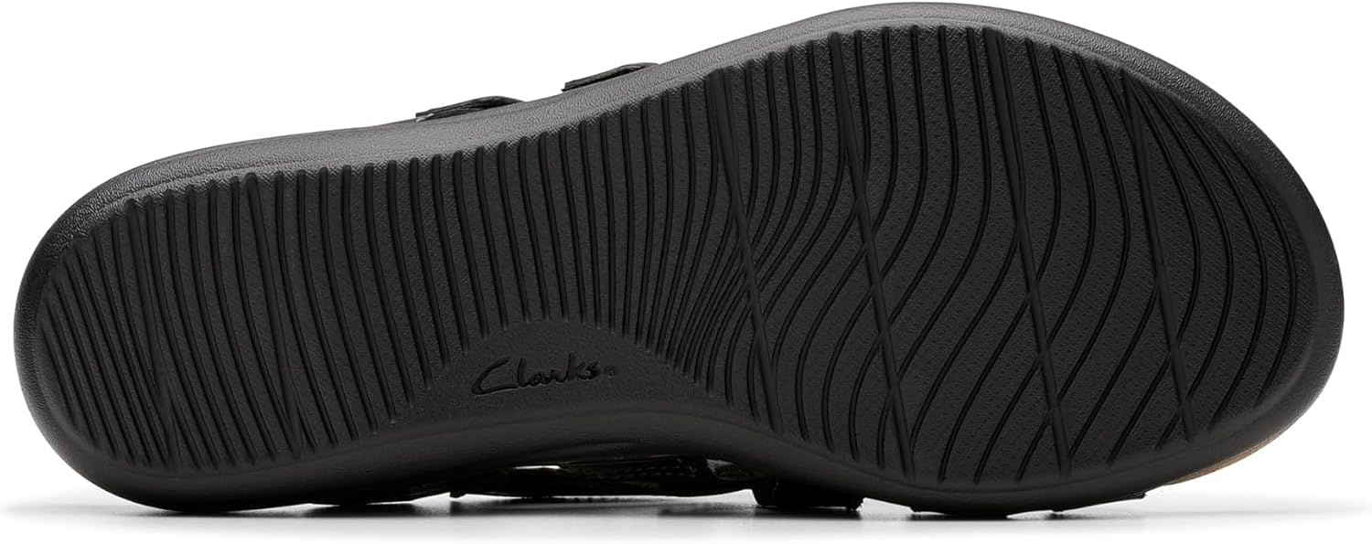 image:imageClarks Womens Laurieann Bali Casual SandalsBlack Leather
