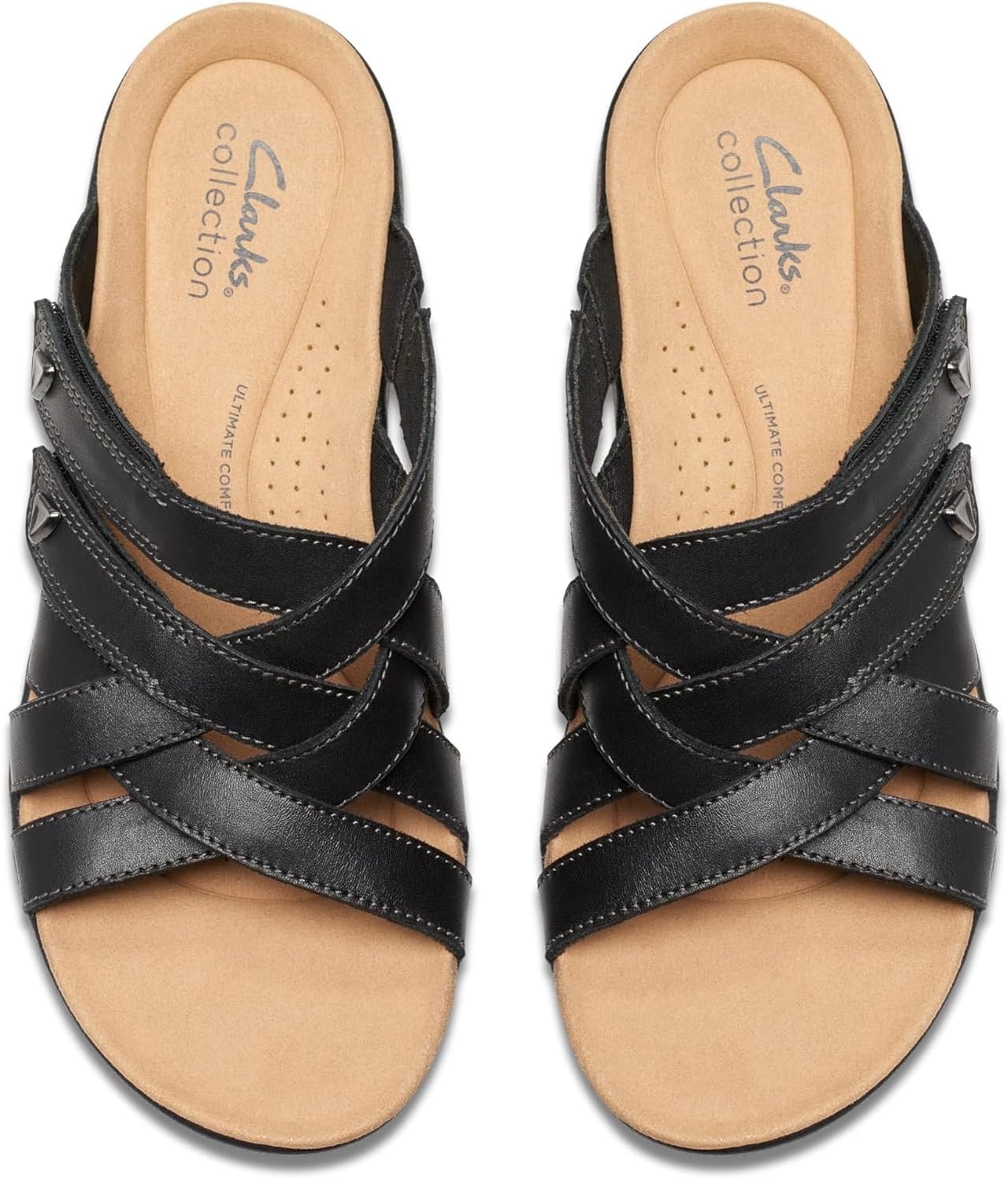 image:imageClarks Womens Laurieann Bali Casual SandalsBlack Leather