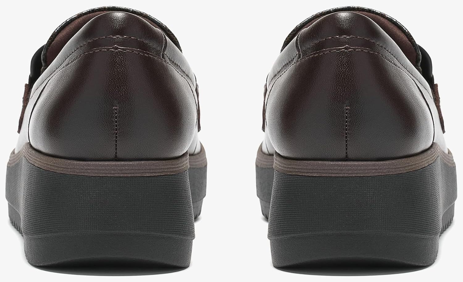 image:imageClarks Womens Zylah May LoaferDark Brown Interest Leather