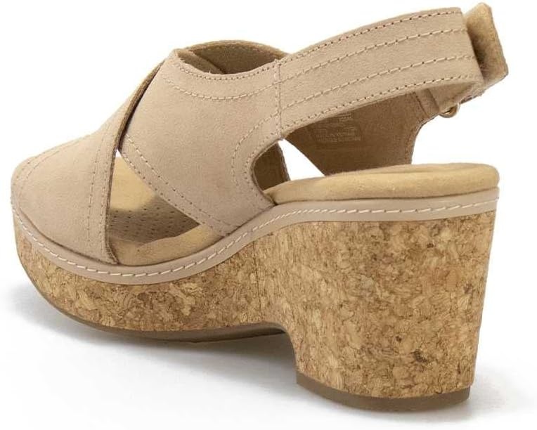 image:imageClarks womens WedgeSand Leather 010