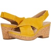 Golden Yellow Leather