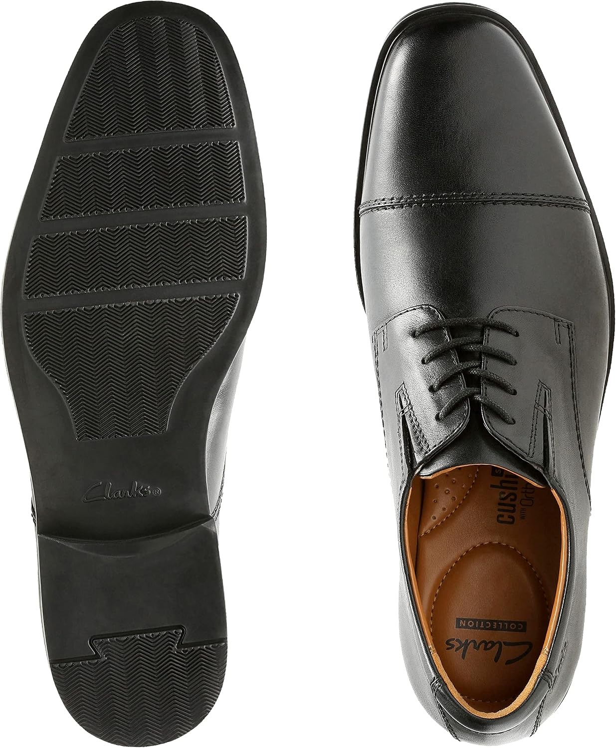 image:imageClarks Mens TildenBlack Leather