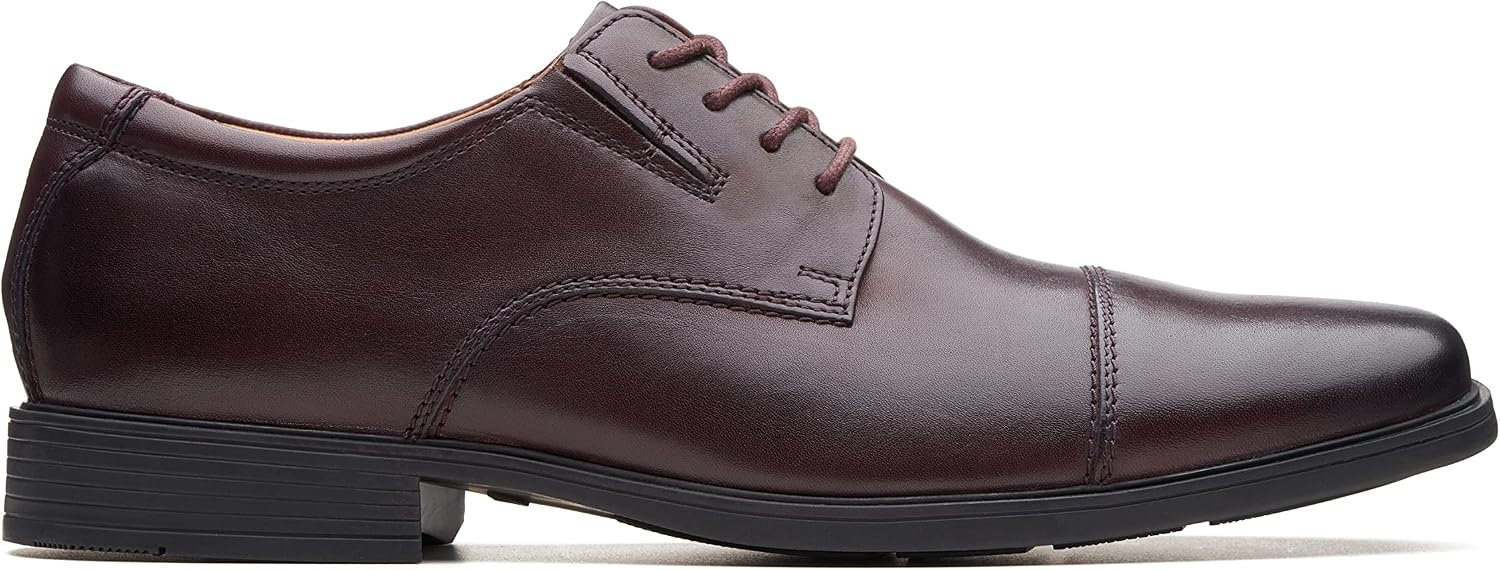image:imageClarks Mens TildenWine Leather