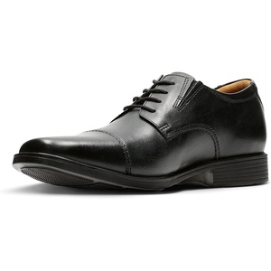 Clarks Mens Tilden(Black Leather)