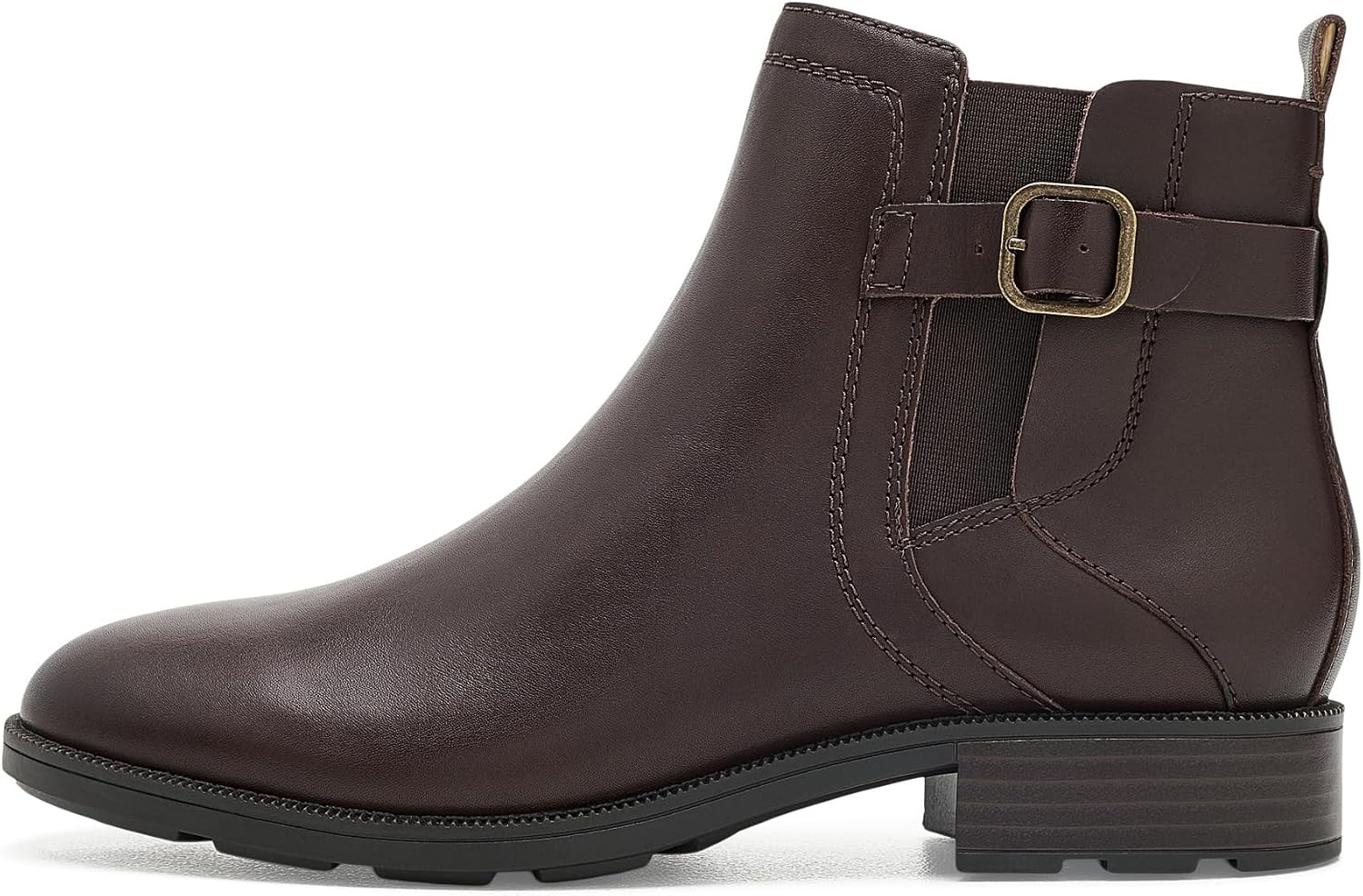 image:imageClarks Womens Adalynn WestDark Brown Lea