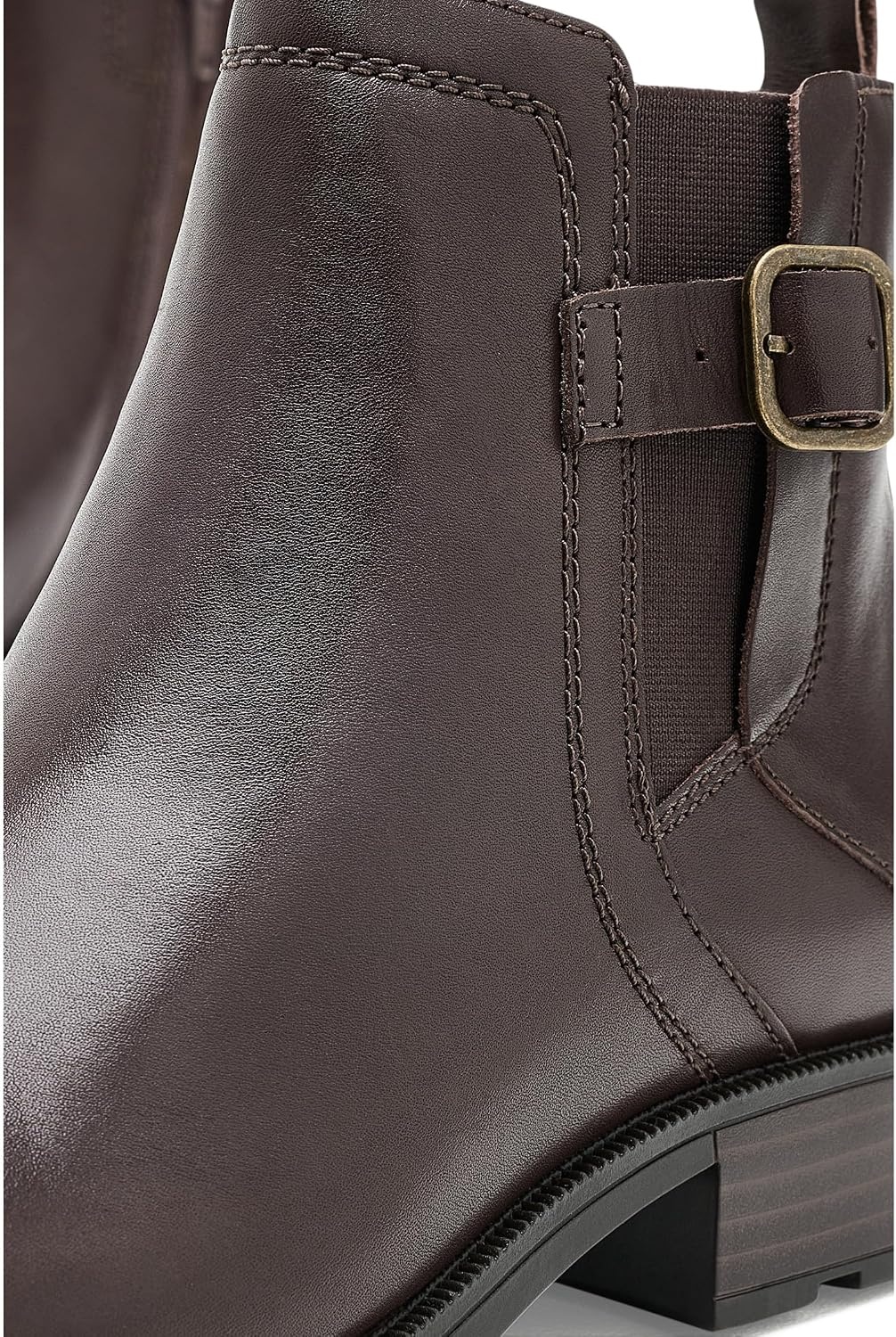image:imageClarks Womens Adalynn WestDark Brown Lea