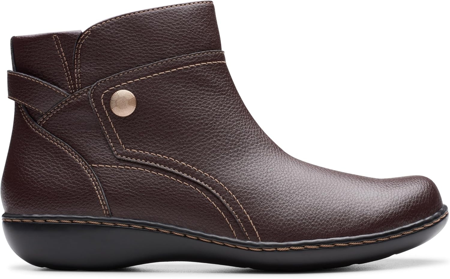image:imageClarks Womens Ashland MabelDark Brown Tumbled