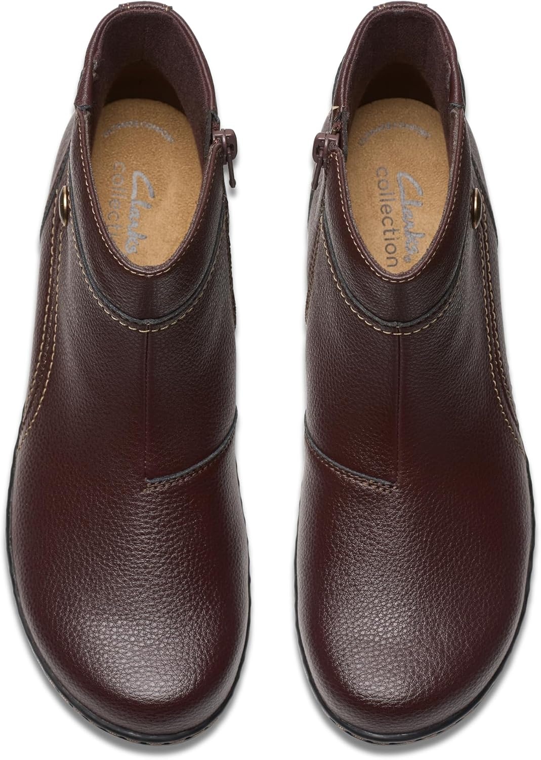 image:imageClarks Womens Ashland MabelDark Brown Tumbled