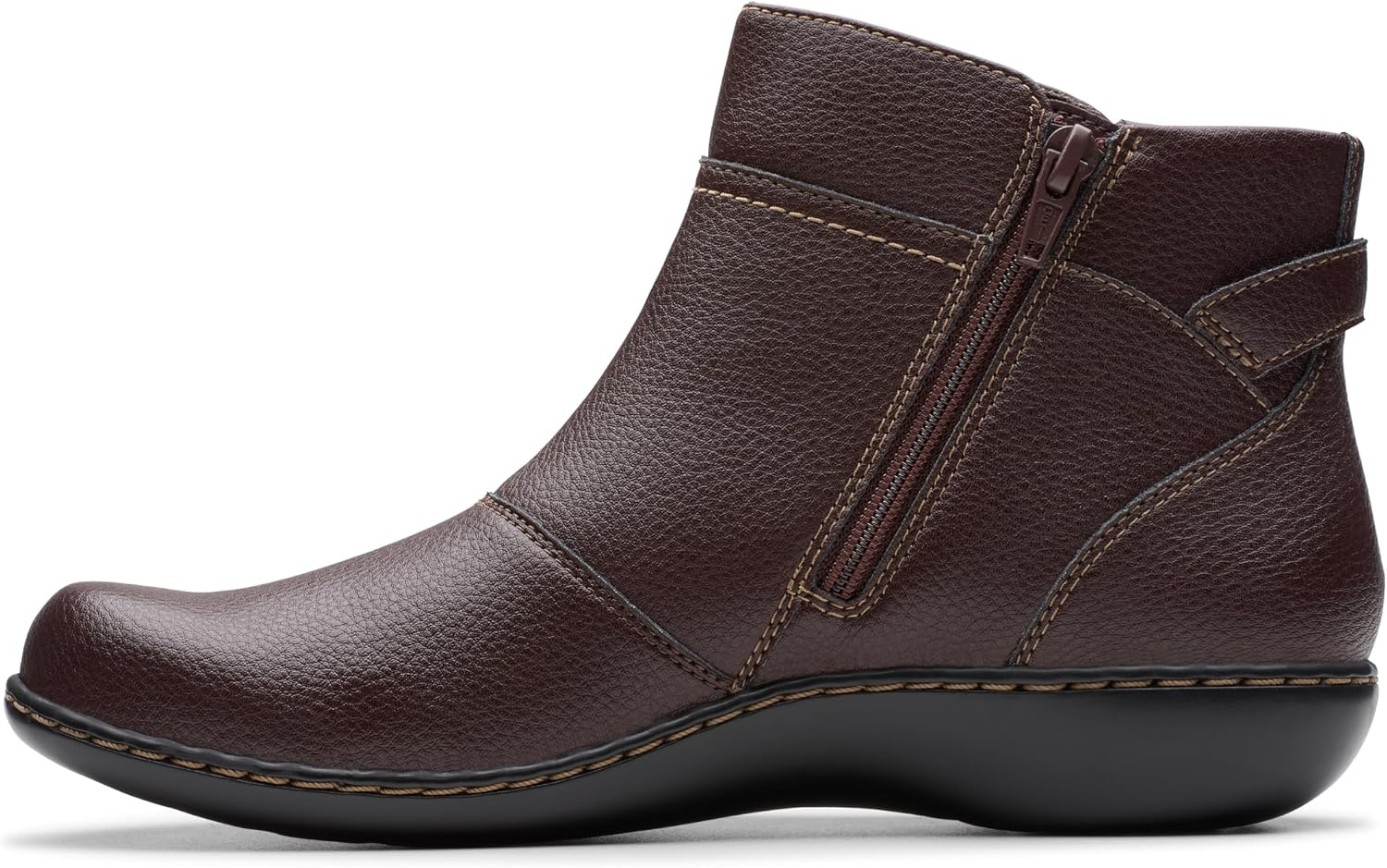 image:imageClarks Womens Ashland MabelDark Brown Tumbled