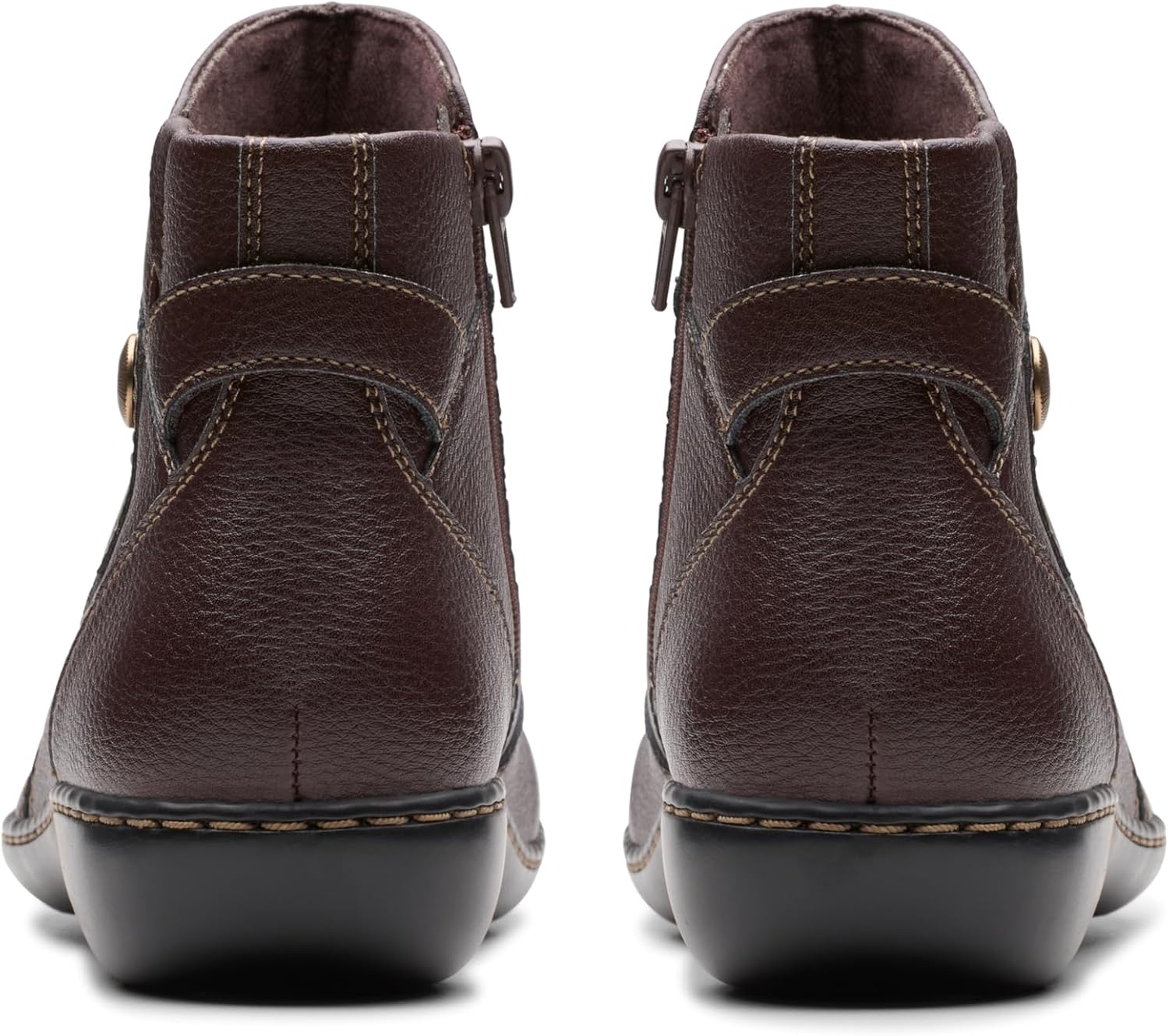 image:imageClarks Womens Ashland MabelDark Brown Tumbled