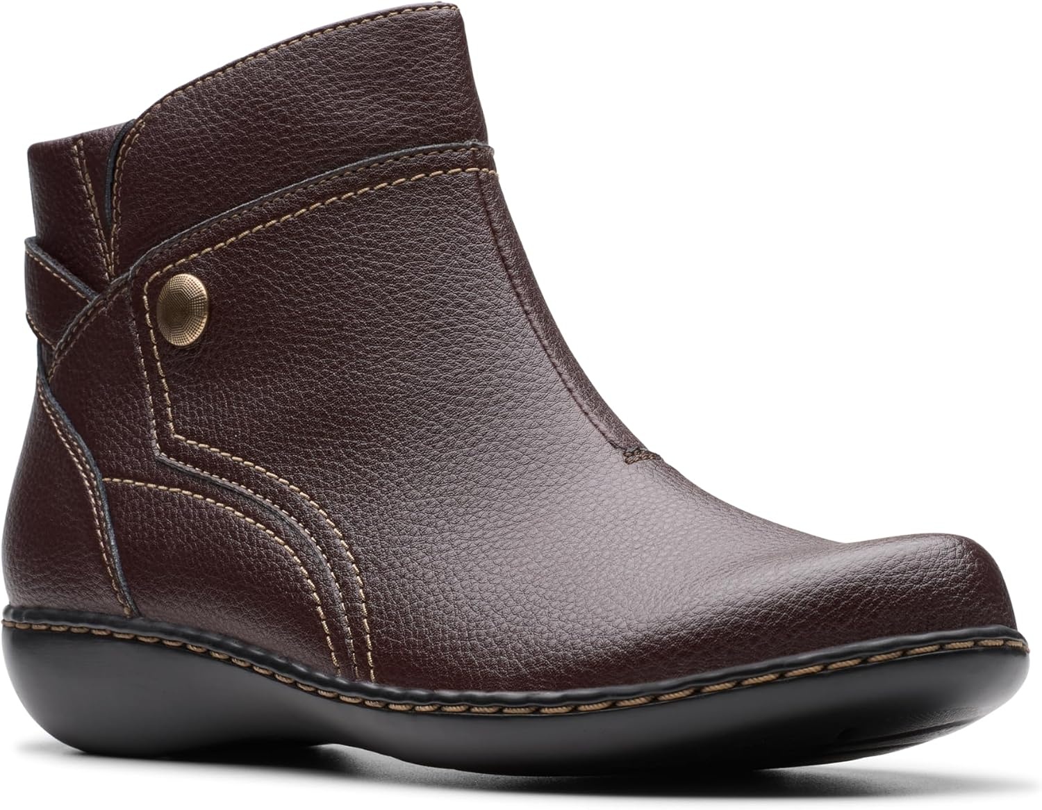image:imageClarks Womens Ashland MabelDark Brown Tumbled