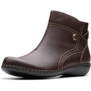 Clarks Women’s Ashland Mabel(Dark Brown Tumbled)