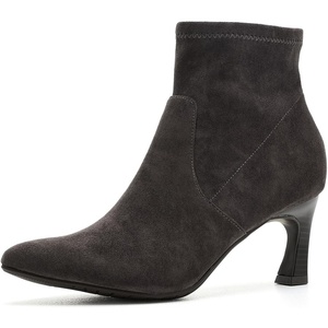 Clarks womens Tammitha Ace(Dark Grey Suede)