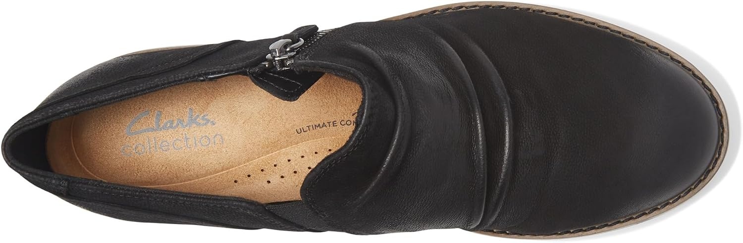 image:imageClarks Womens Camzin Pace FlatsBlack Nubuck