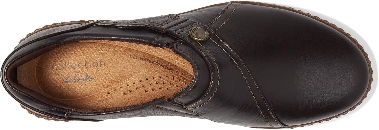 image:imageClarks Womens Caroline PearlDark Brown Leather