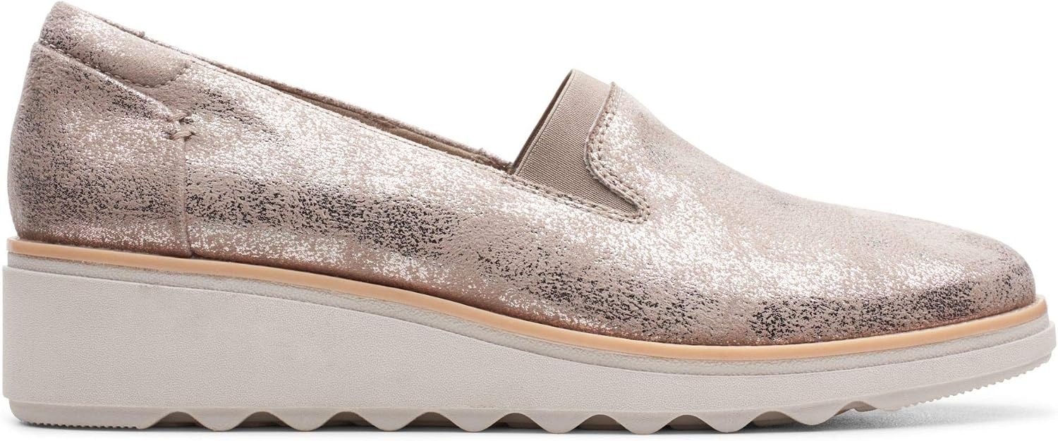image:imageClarks Womens Clarks Womens Sharon Dolly Casual ShoesBeige Pewter