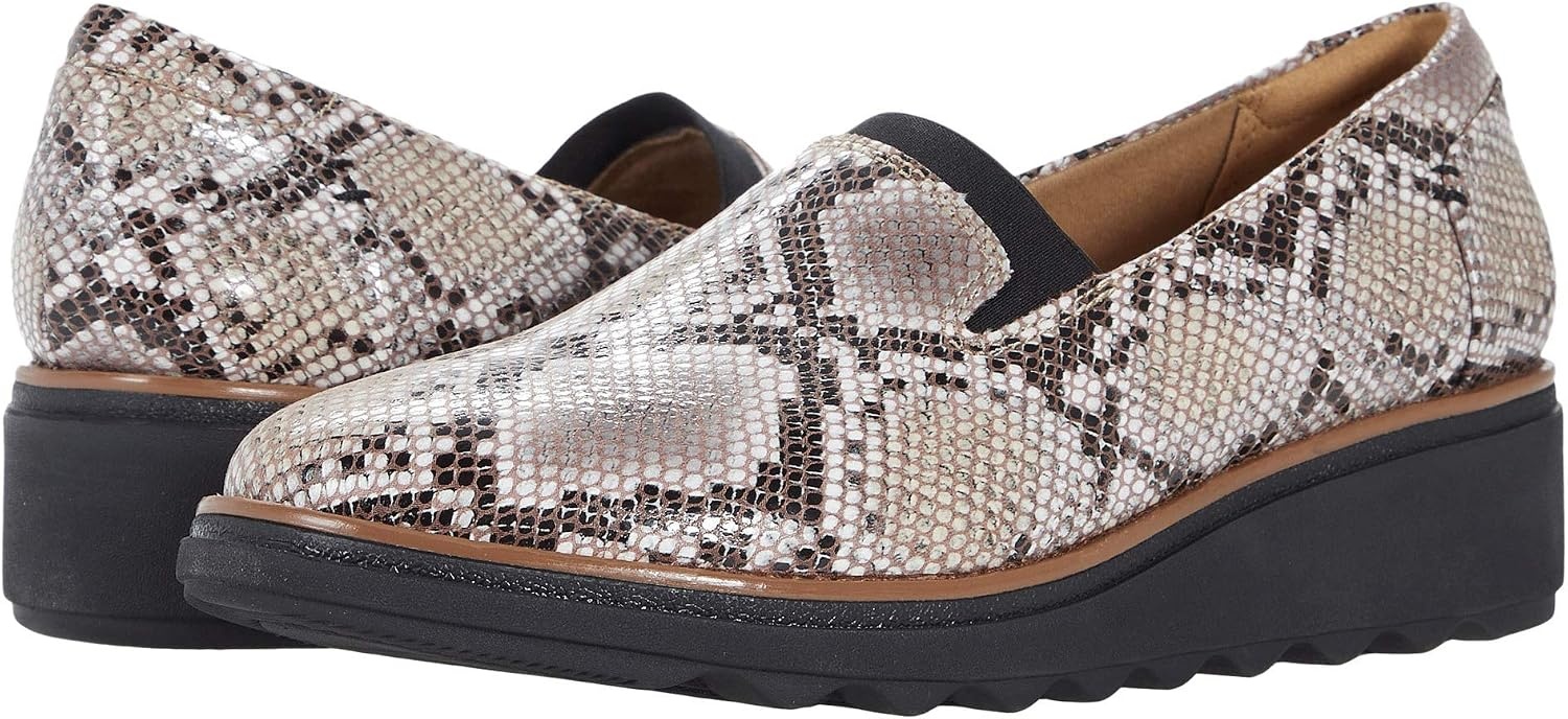 image:imageClarks Womens Clarks Womens Sharon Dolly Casual ShoesBrown Snake Synthetic