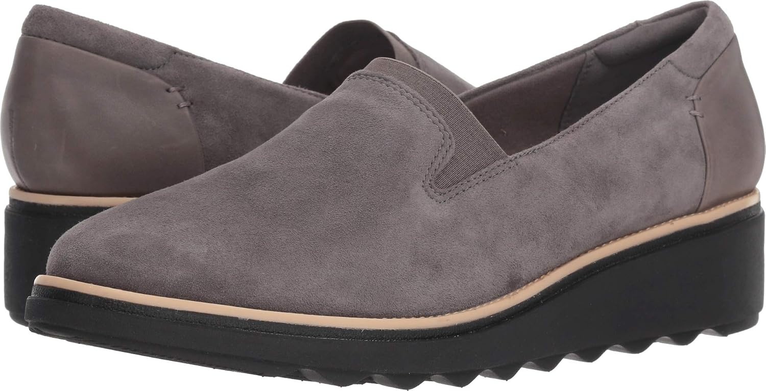 image:imageClarks Womens Clarks Womens Sharon Dolly Casual ShoesGrey Suede