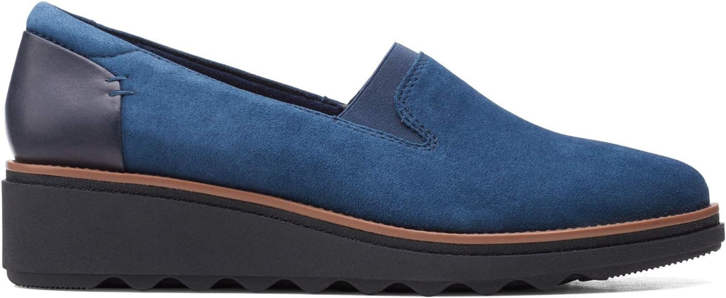 image:imageClarks Womens Clarks Womens Sharon Dolly Casual ShoesNavy Suede