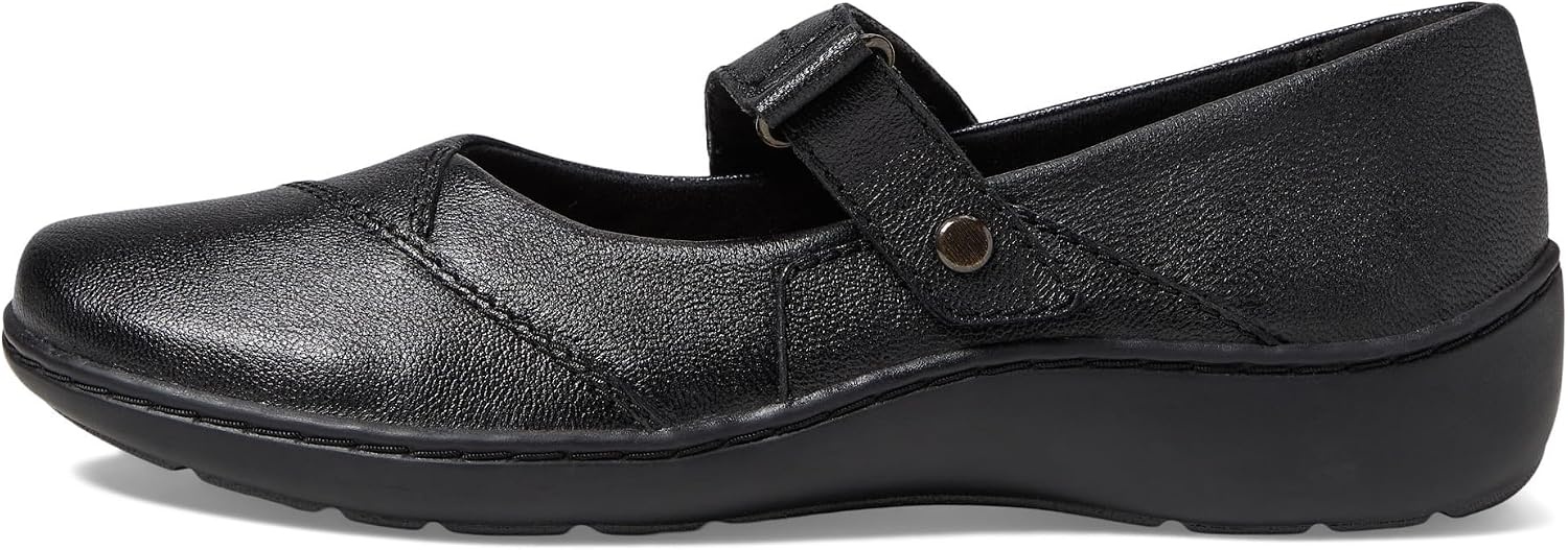 image:imageClarks Womens Cora Gema Casual ShoesBlack Leather