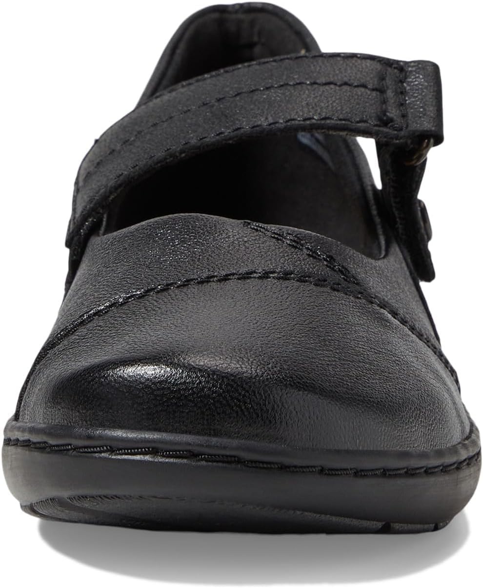 image:imageClarks Womens Cora Gema Casual ShoesBlack Leather