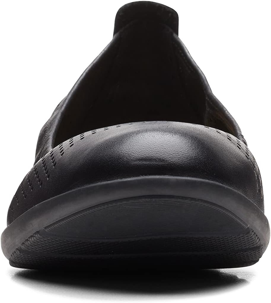 image:imageClarks Womens Jenette EaseBallet FlatBlack Leather