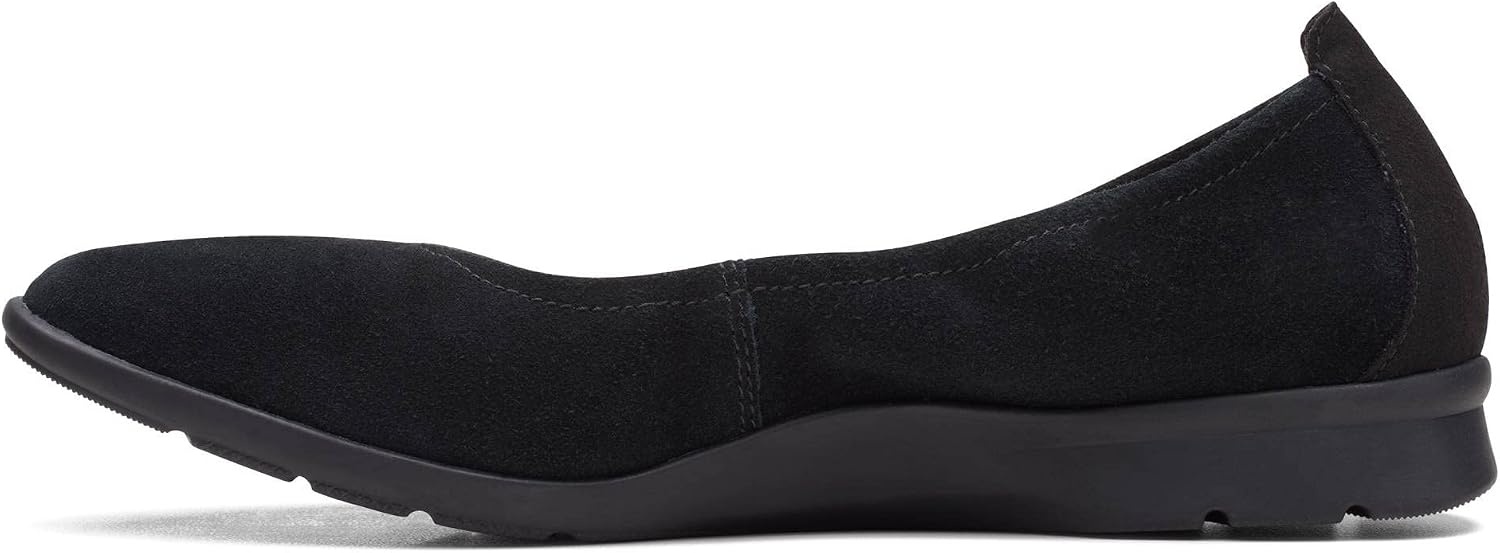 image:imageClarks Womens Jenette EaseBallet FlatBlack Sde