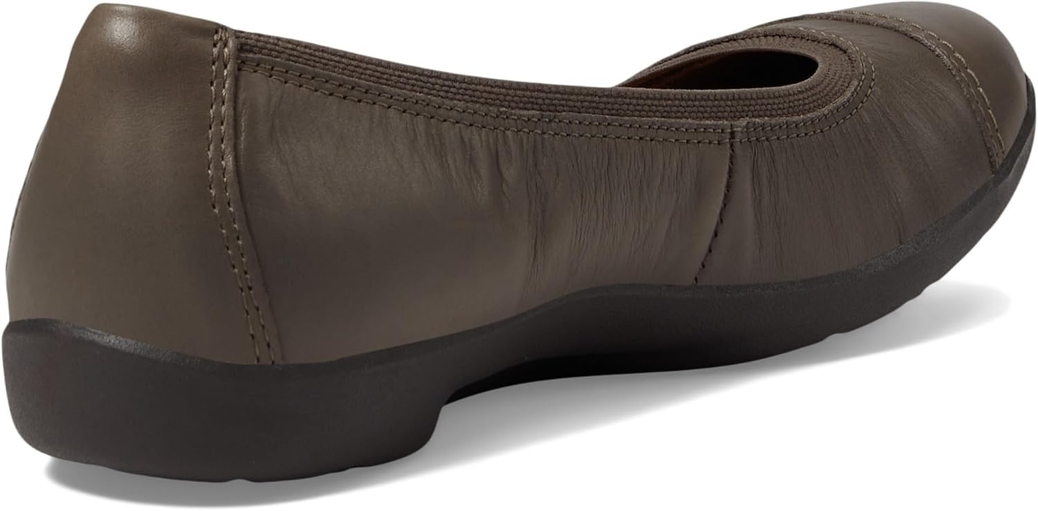 image:imageClarks Womens Meadow Opal Ballet FlatsSlate Leather