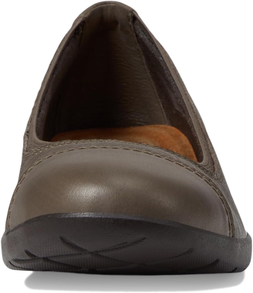 image:imageClarks Womens Meadow Opal Ballet FlatsSlate Leather