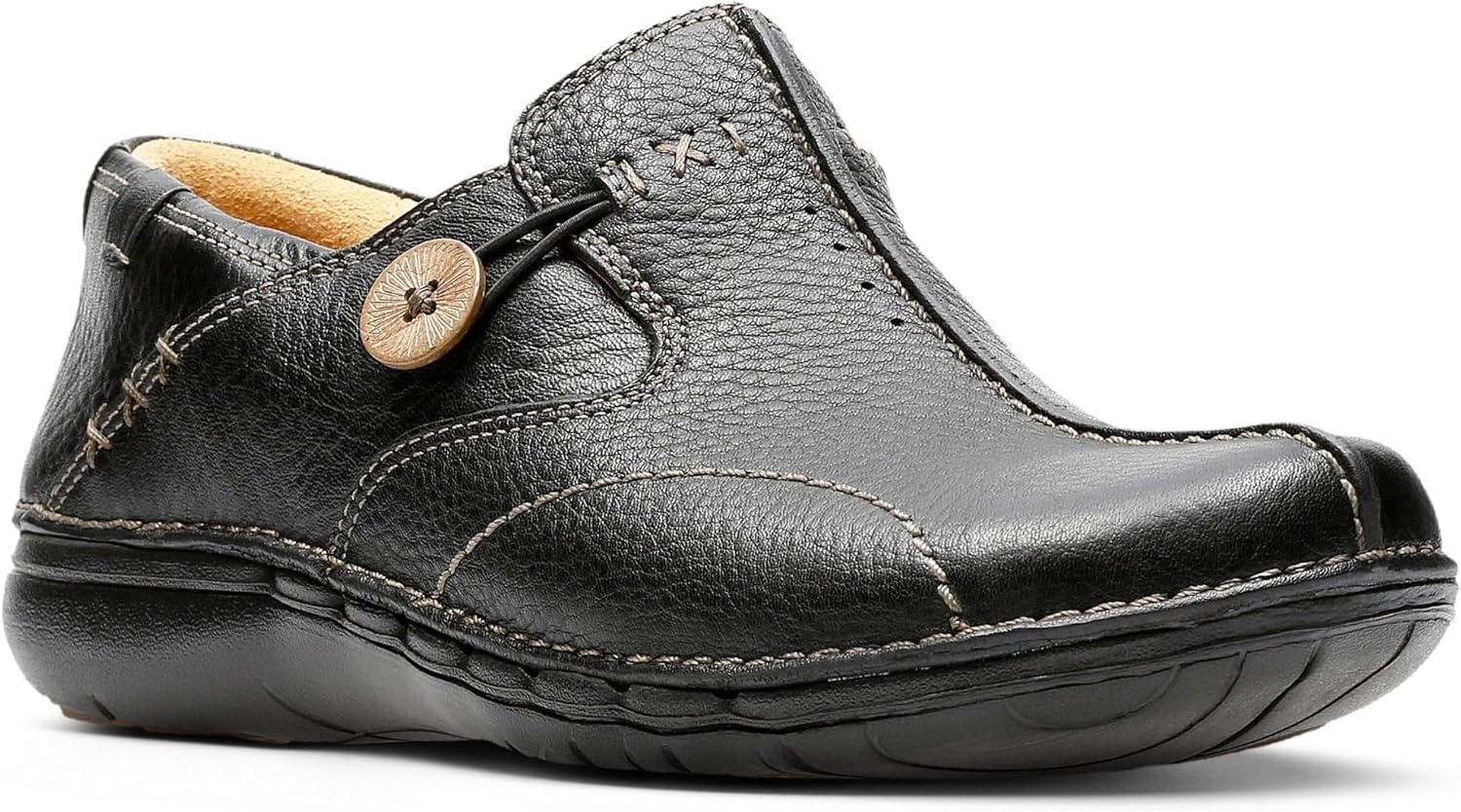 image:imageClarks Womens UnLoop SlipOn ShoesBlack