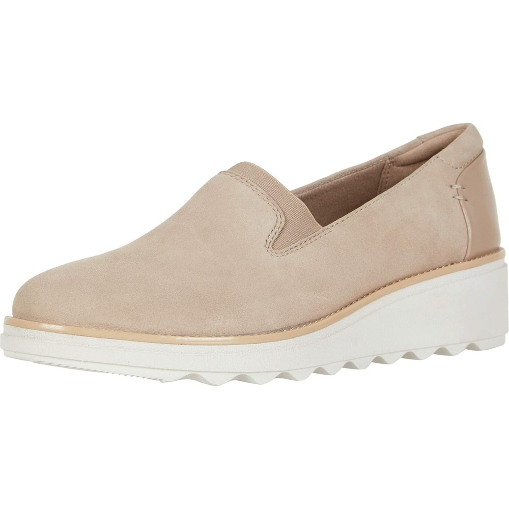 image:imageClarks Womens Clarks Womens Sharon Dolly Casual ShoesSand Suede