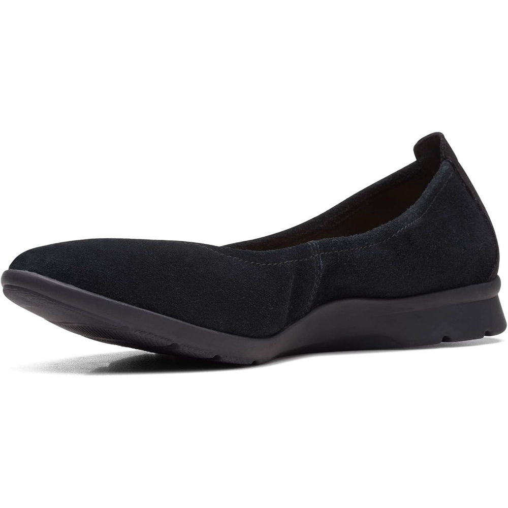 image:imageClarks Womens Jenette EaseBallet FlatBlack Sde