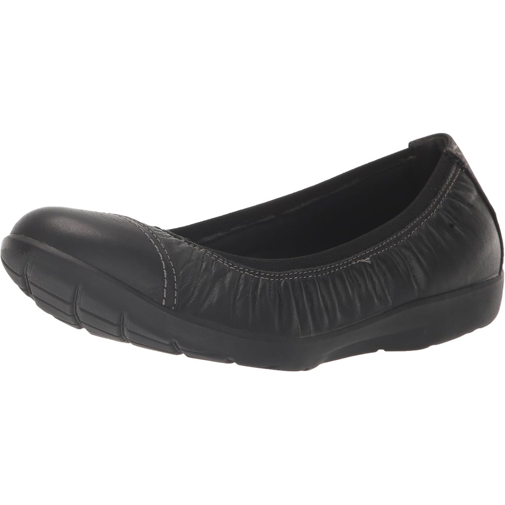 image:imageClarks Womens Meadow Opal Ballet FlatsBlack Leather