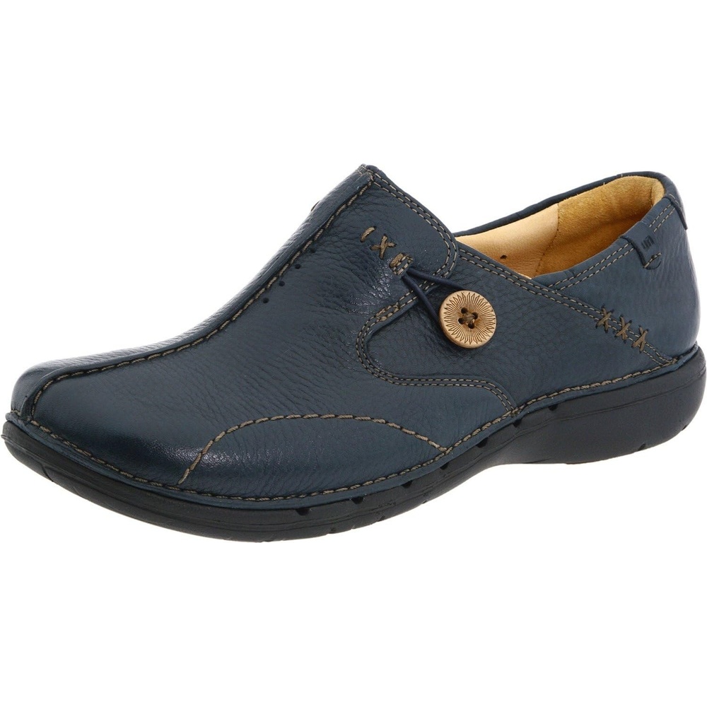 image:imageClarks Womens UnLoop SlipOn ShoesNavy