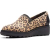 Tan Leopard Suede