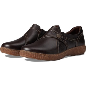 Clarks Women’s Caroline Pearl(Dark Brown Leather)