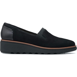 Clarks Women’s Clarks Women’s Sharon Dolly | Casual Shoes(Black Suede W Dark Tan World)