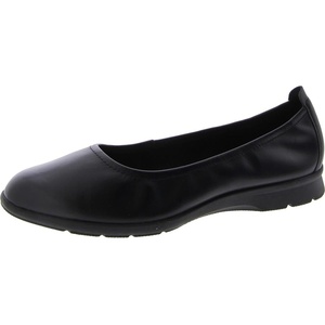Clarks Womens Jenette EaseBallet Flat(Black)