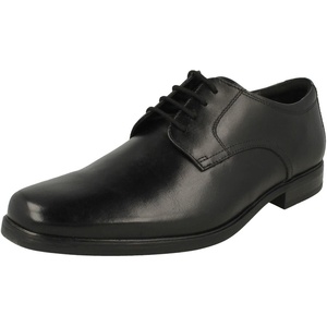 Clarks mens Un Abode Strap(Black Leather)